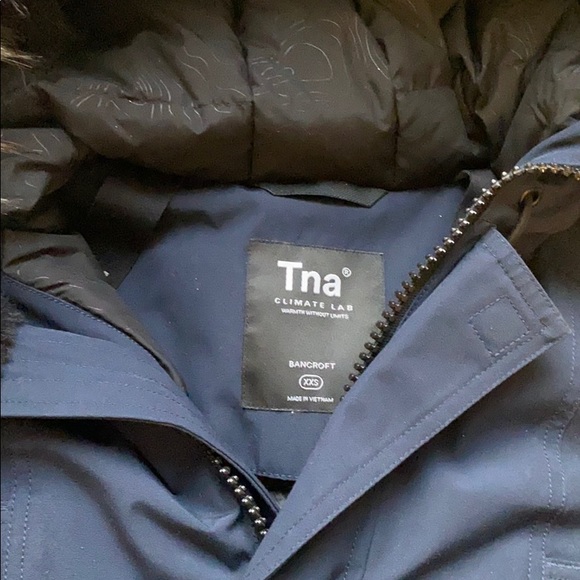 Aritzia Tna Climate Lab Bancroft Parka Sky Captain - Picture 2 of 6